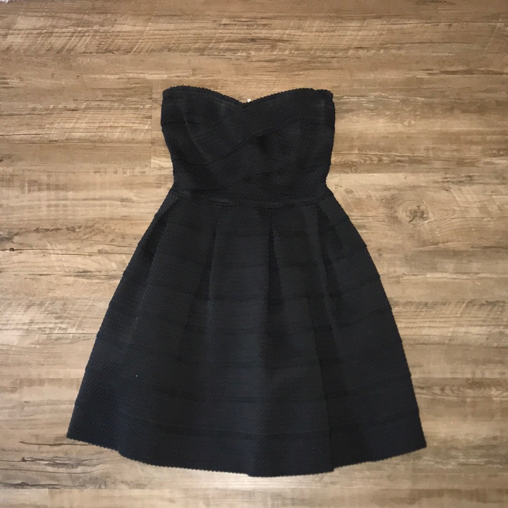 Paneled Black dress